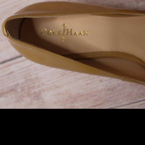 Cole Haan Nike Air Nude Peep Toe Heels - Picture 8 of 14
